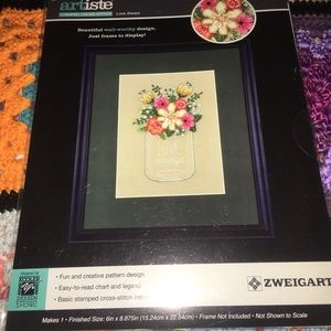Artiste New Embroidery kit Love Always  6” by 8.87”